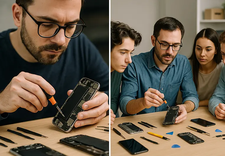 تعمیرات لپتاپ بهتر است یا تعمیرات موبایل؟